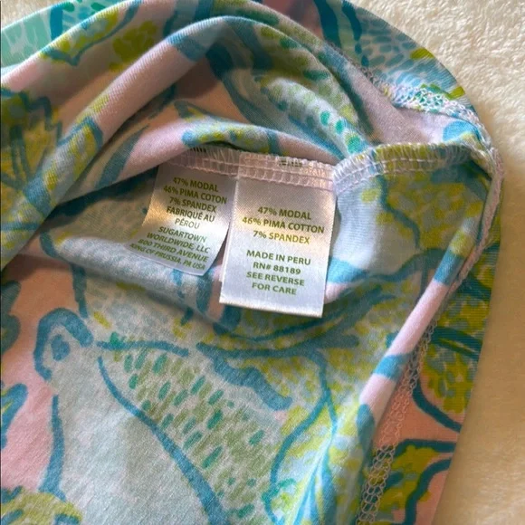 Lilly Pulitzer Kristen Tank Top - Vitamin Sea - Picture 9 of 9